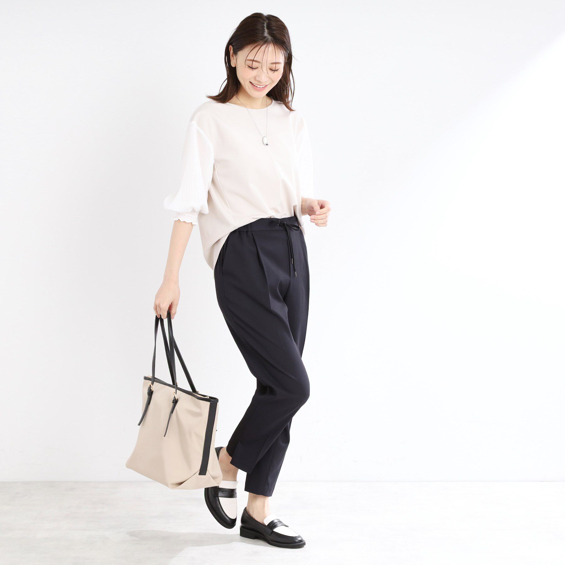 Reflect「【マシンウォッシュ可】リラクシーセンタープレスパンツ」|その他|