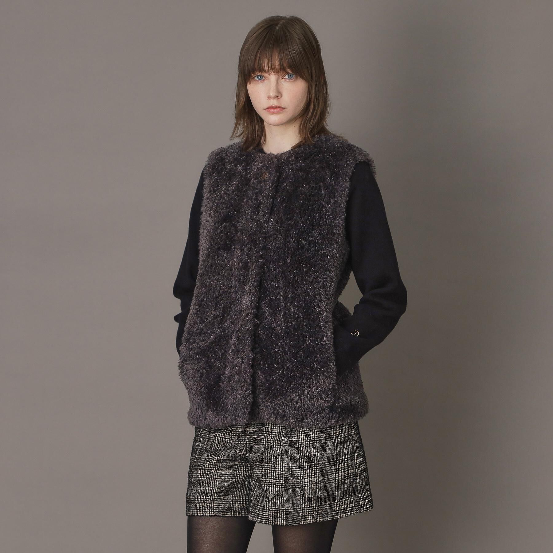 DRESSTERIOR「エコファージレ」|ノーカラーコート|
