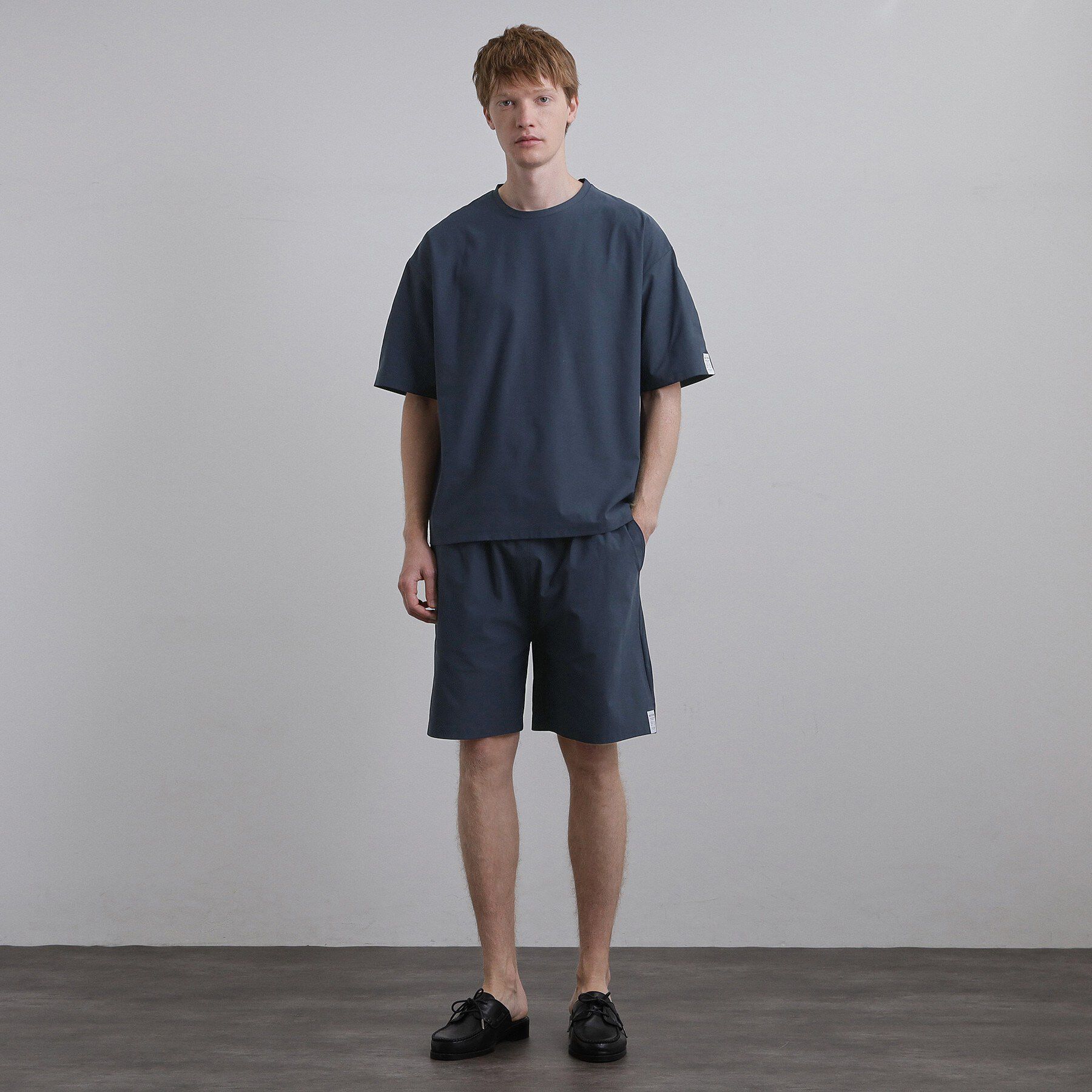 tk.TAKEO KIKUCHI「【3点セット】Tシャツ＆ショーツパッカブルセット」|Tシャツ・カットソー|ネイビー(094)