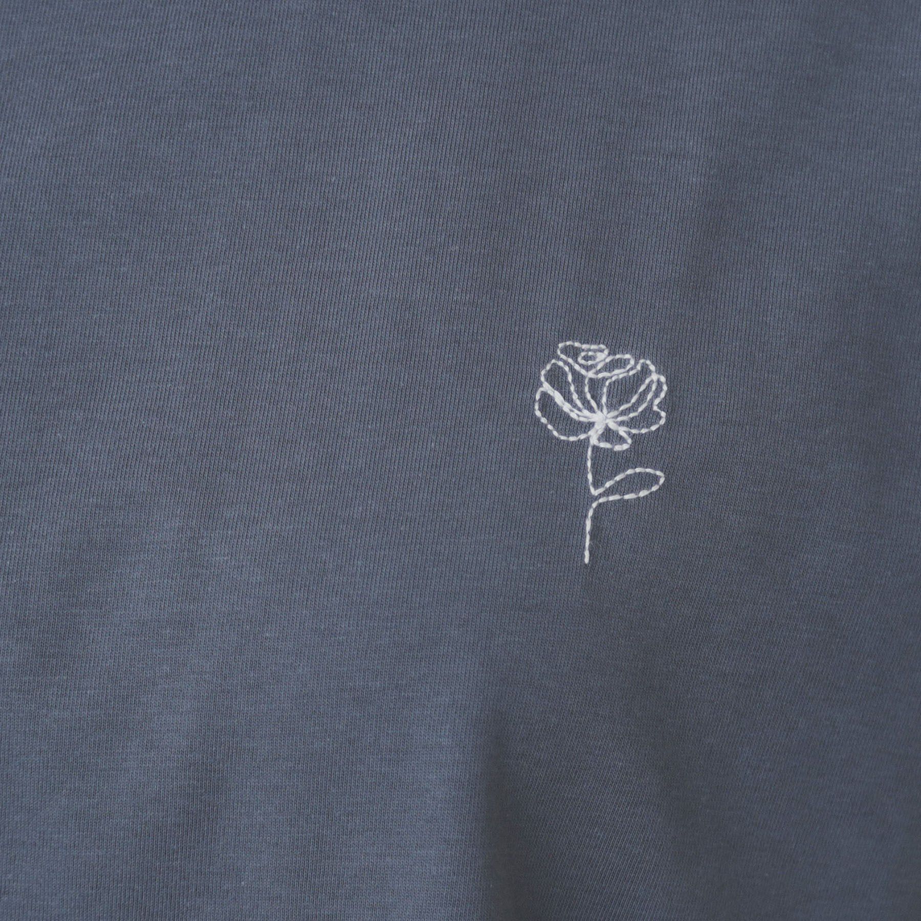 index「《6色展開／S-3Lサイズ》フラワー刺繍Tシャツ【汗ジミ防止／吸水速乾／接触冷感／UVケア／洗濯機洗」|Tシャツ・カットソー|