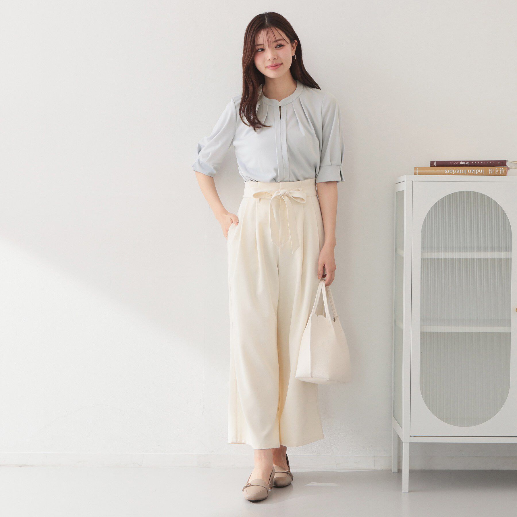 index「UVケアバンドカラートップス【洗濯機OK／吸水速乾／接触冷感】《S～3L／6col》」|Tシャツ・カットソー|