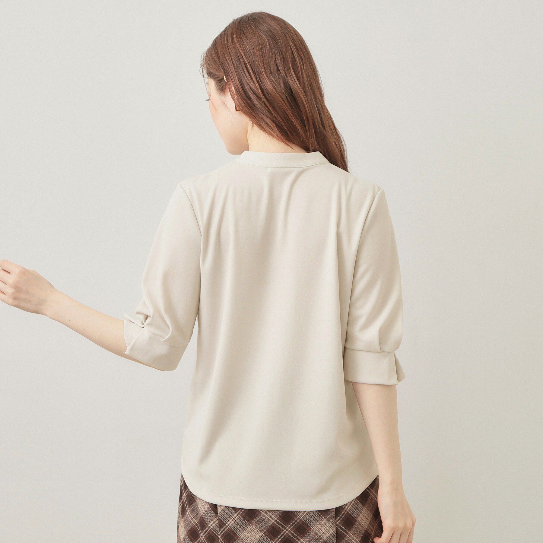 index「UVケアバンドカラートップス【洗濯機OK／吸水速乾／接触冷感】《S～3L／6col》」|Tシャツ・カットソー|