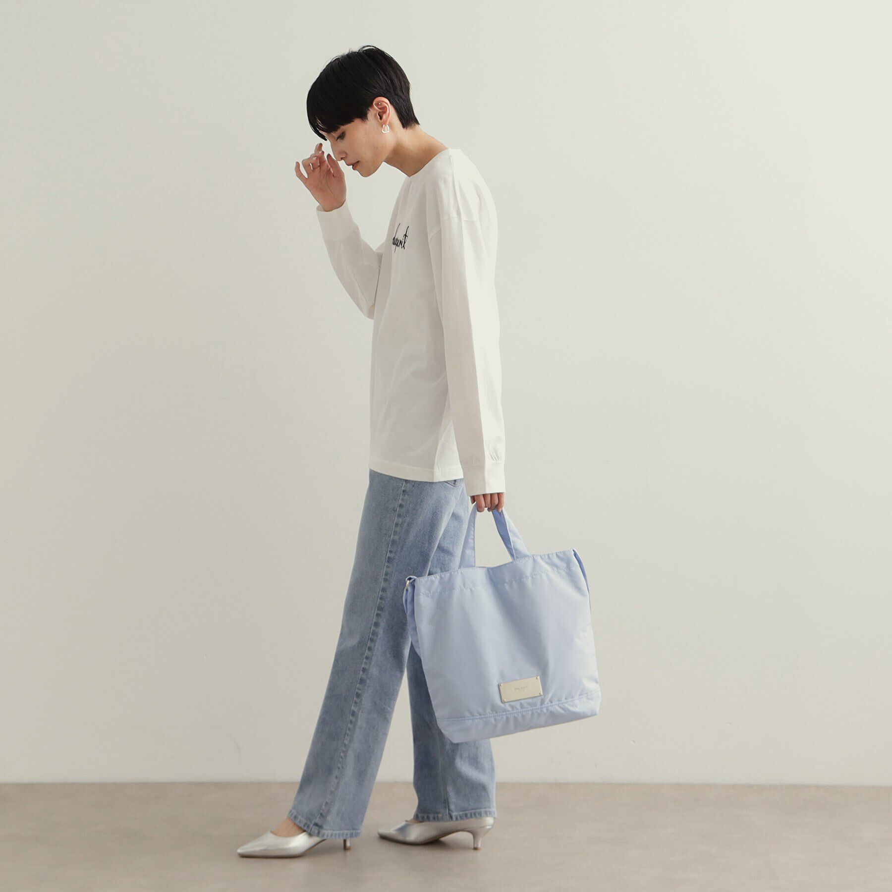 OPAQUE.CLIP「【2WAY／A4サイズ対応】メタルプレートトートバッグ」|トートバッグ|