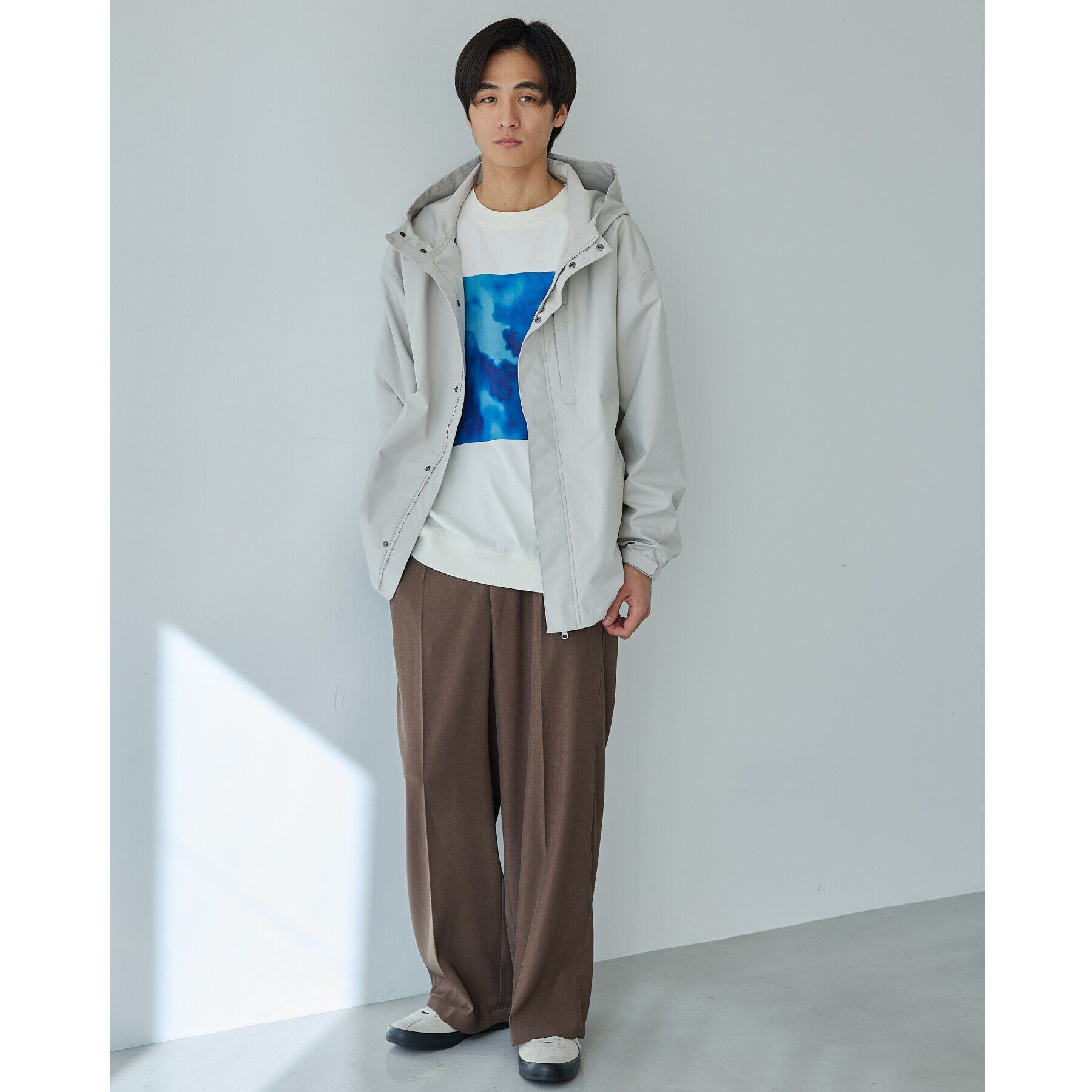 THE SHOP TK「ツイル ワイドスラックス 洗濯機OK」|その他|