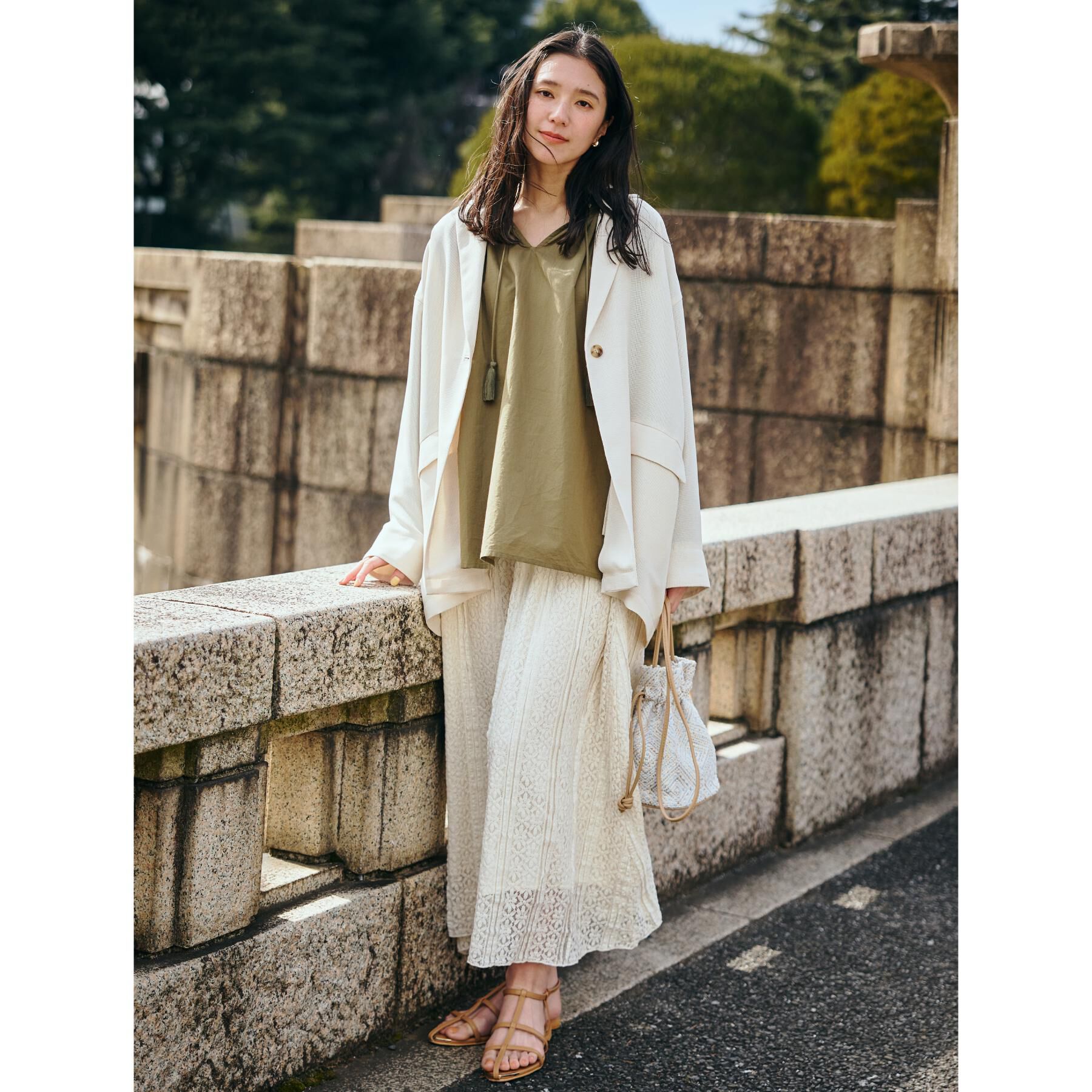 THE SHOP TK「パナマメッシュジャケット」|テーラードジャケット|