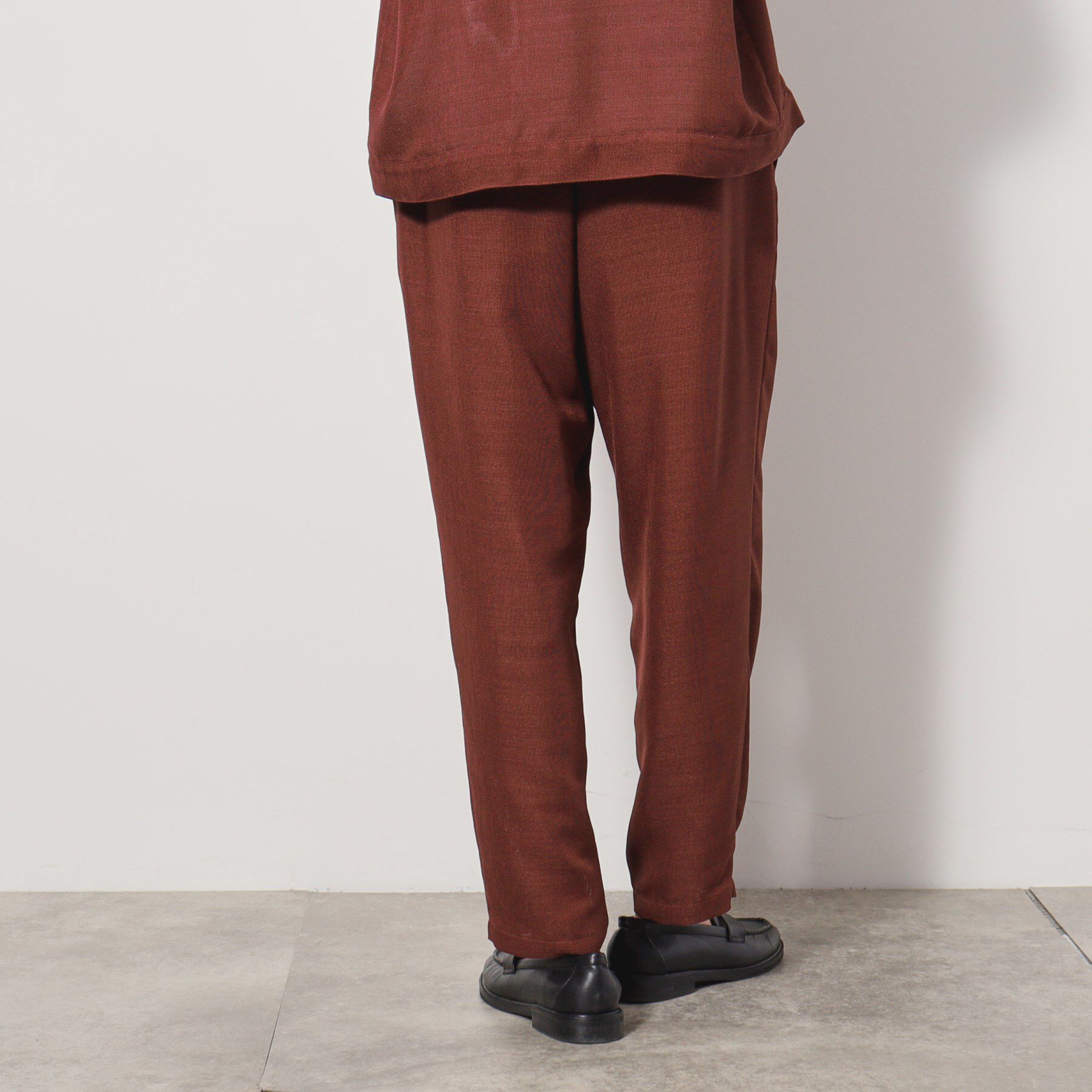 THE SHOP TK「パナマメッシュ ワイドパンツ セットアップ可」|その他|