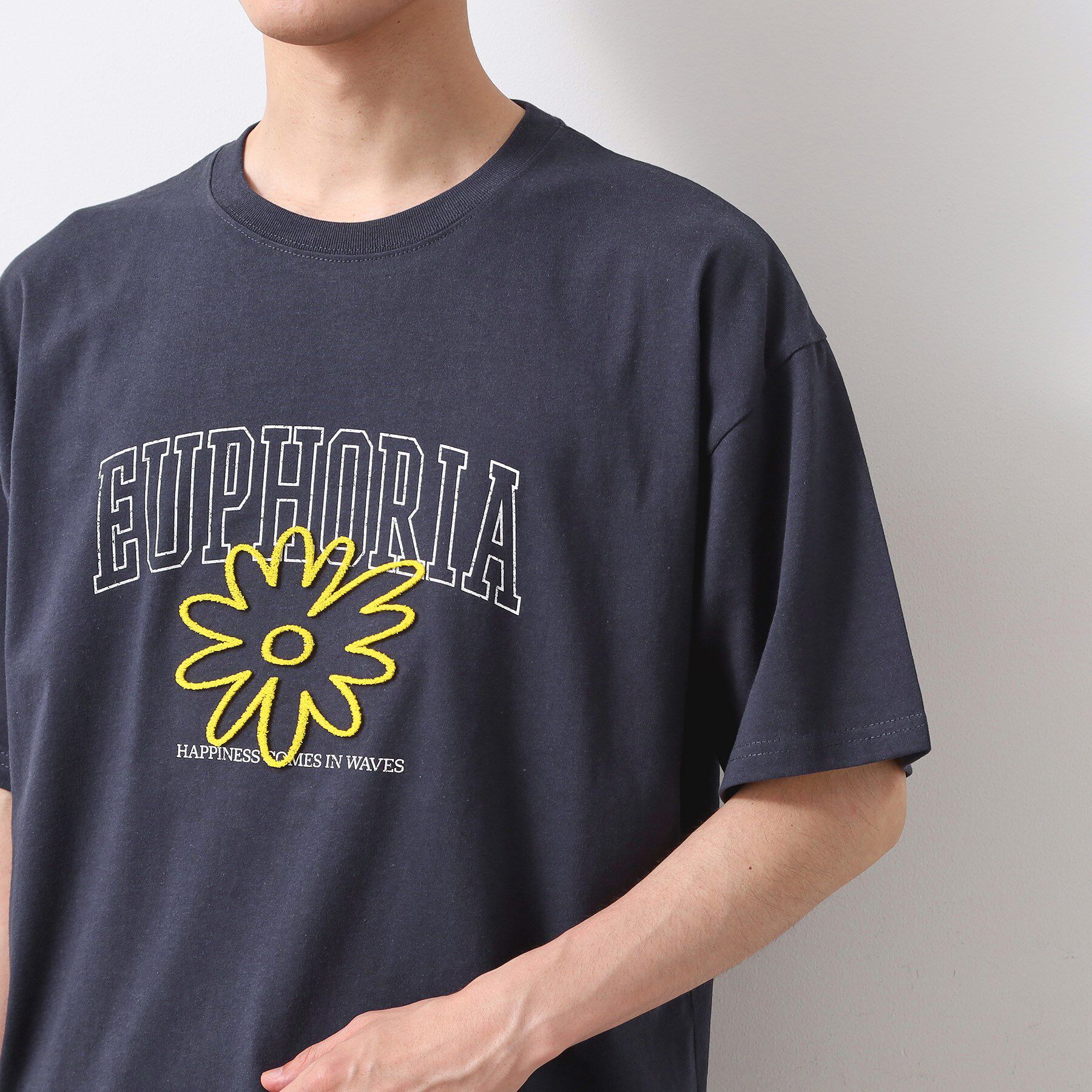 THE SHOP TK「刺繍ロゴ半袖Ｔシャツ　洗濯機OK/ユニセックス」|Tシャツ・カットソー|