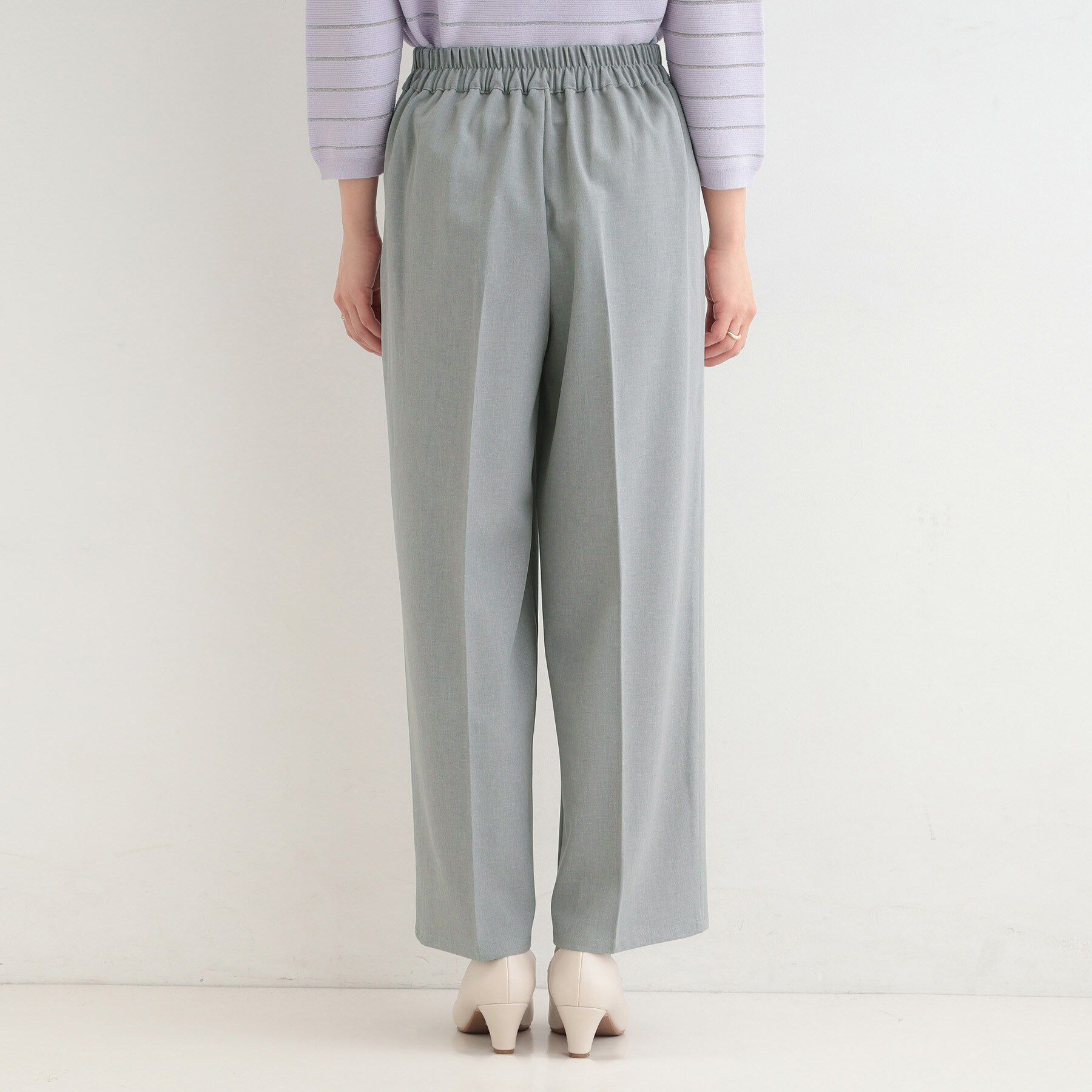 SHOO･LA･RUE「【着丈選べる/S-LL/洗濯機可】楽ちん&times;きれい見え　ストレッチワイドパンツ」|その他|