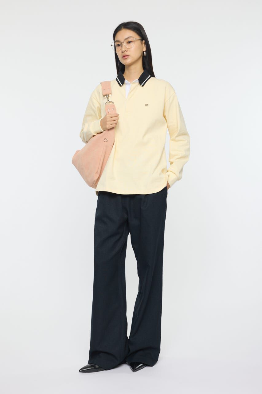 MOUSSY「OVER POLO L/S シャツ」|Tシャツ・カットソー|