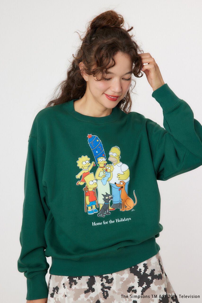 RODEO CROWNS「(THE SIMPSONS)Xmasスウェットトップス」|パーカー|