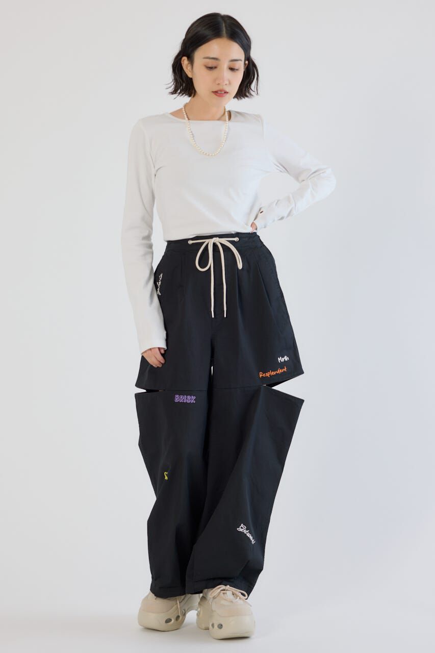 RODEO CROWNS「embroideryサイドジップパンツ」|その他|