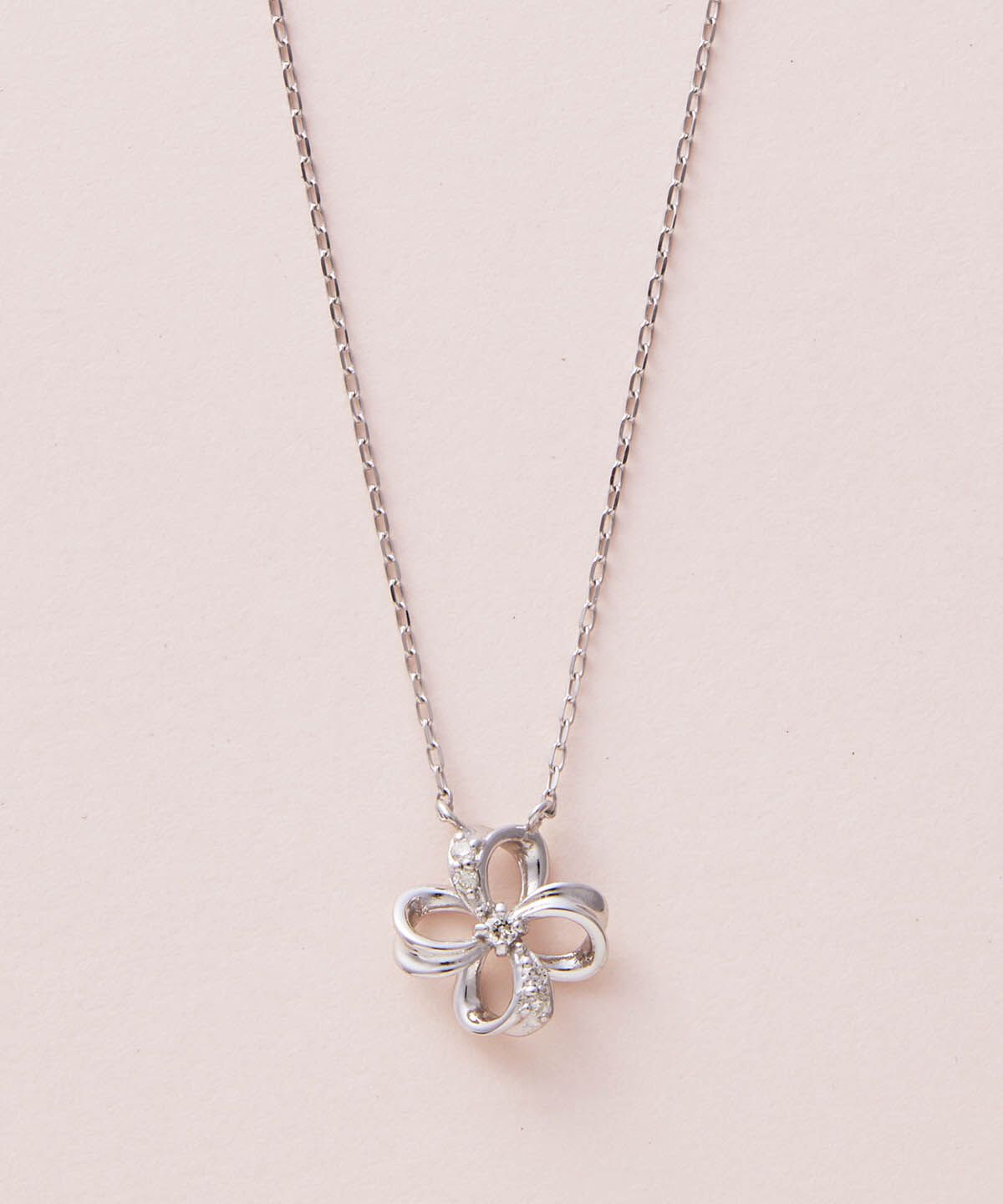 Samantha Tiara「K10 WG Flora ネックレス」|ネックレス|K10 WG