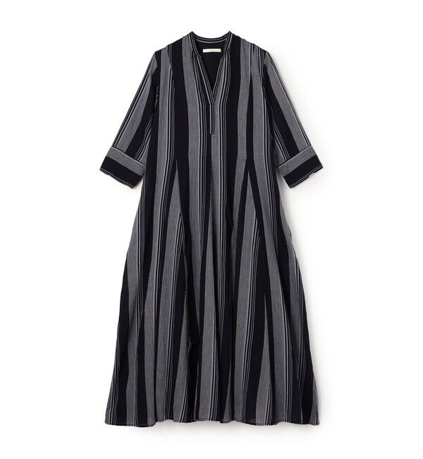 TOMORROWLAND BUYING WEAR「ne Quittez pas Cotton Voile Stripe ワンピース」|ワンピース|18 ブラック系