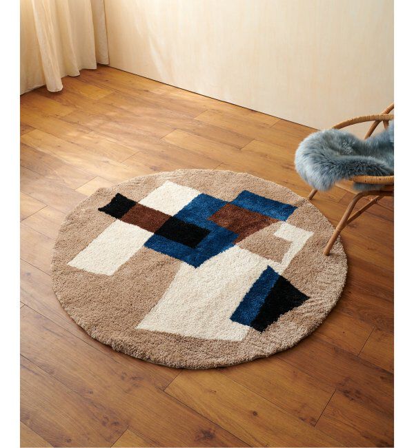 journal standard Furniture「GEOMETRIC RUG ROUND 140　ジオメトリックラグ」|その他|
