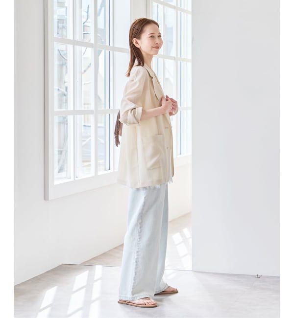 U by SPICK&SPAN「サテンレースキャミ」|キャミソール|