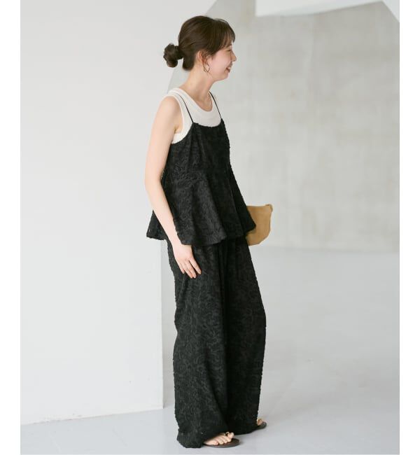 Spick and Span「《一部店舗+WEB限定》シアージャガードキャミソール」|キャミソール|