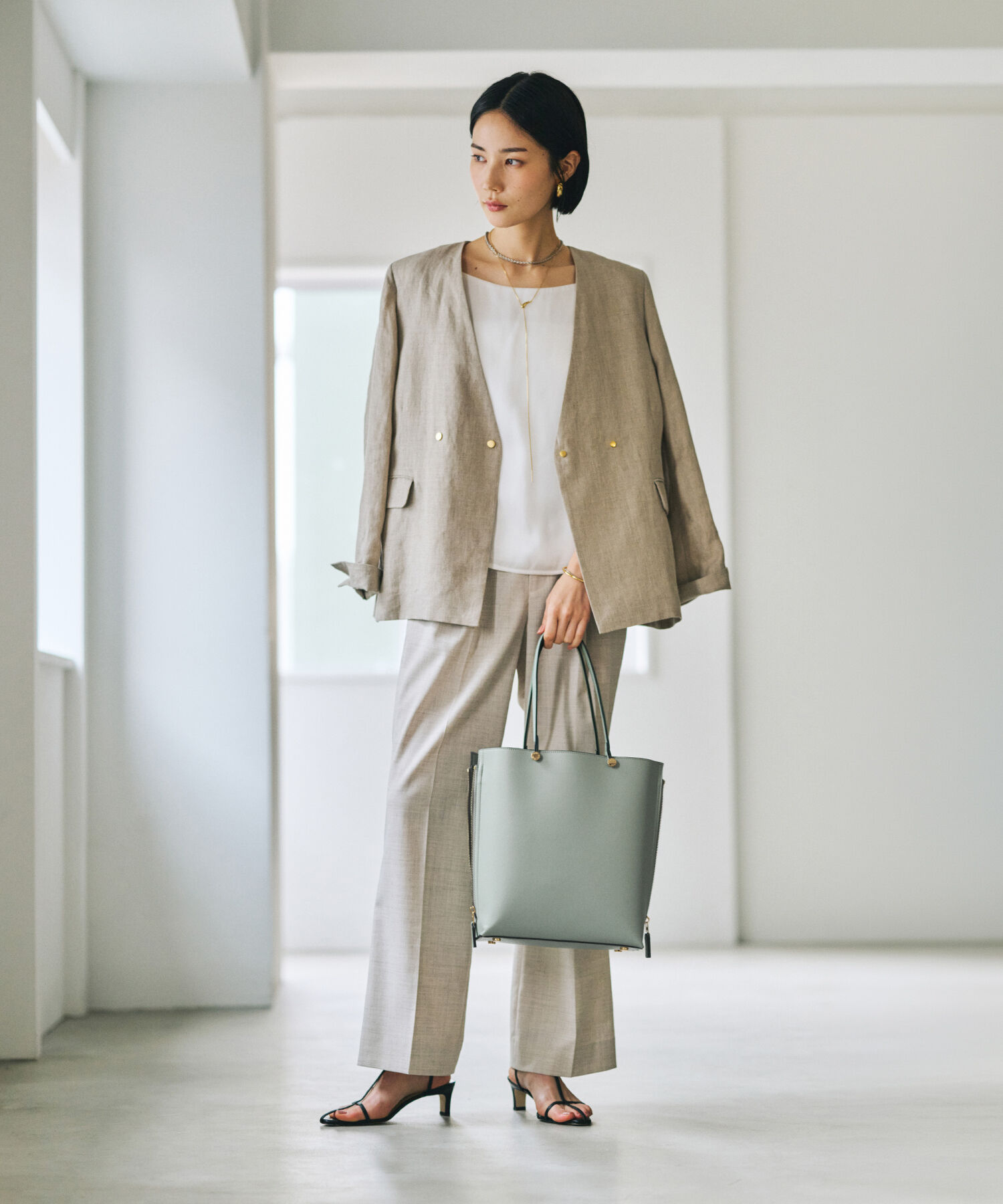 ROPE「【E'POR】【新型】Y BAG Short/通勤・軽量・26SS」|トートバッグ|
