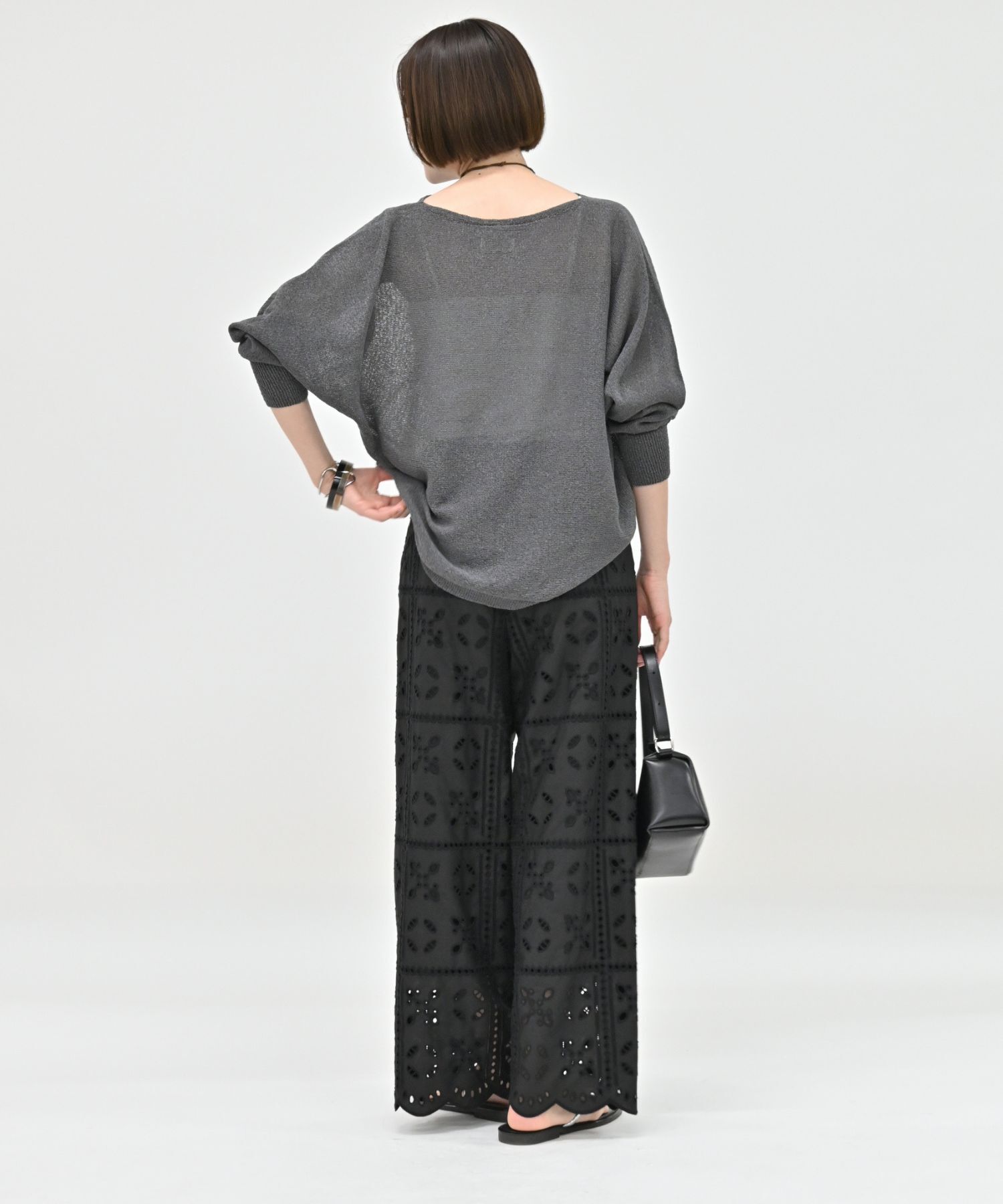 qualite「【夏まで快適に着られる】camifine ニットプルオーバー」|Tシャツ・カットソー|