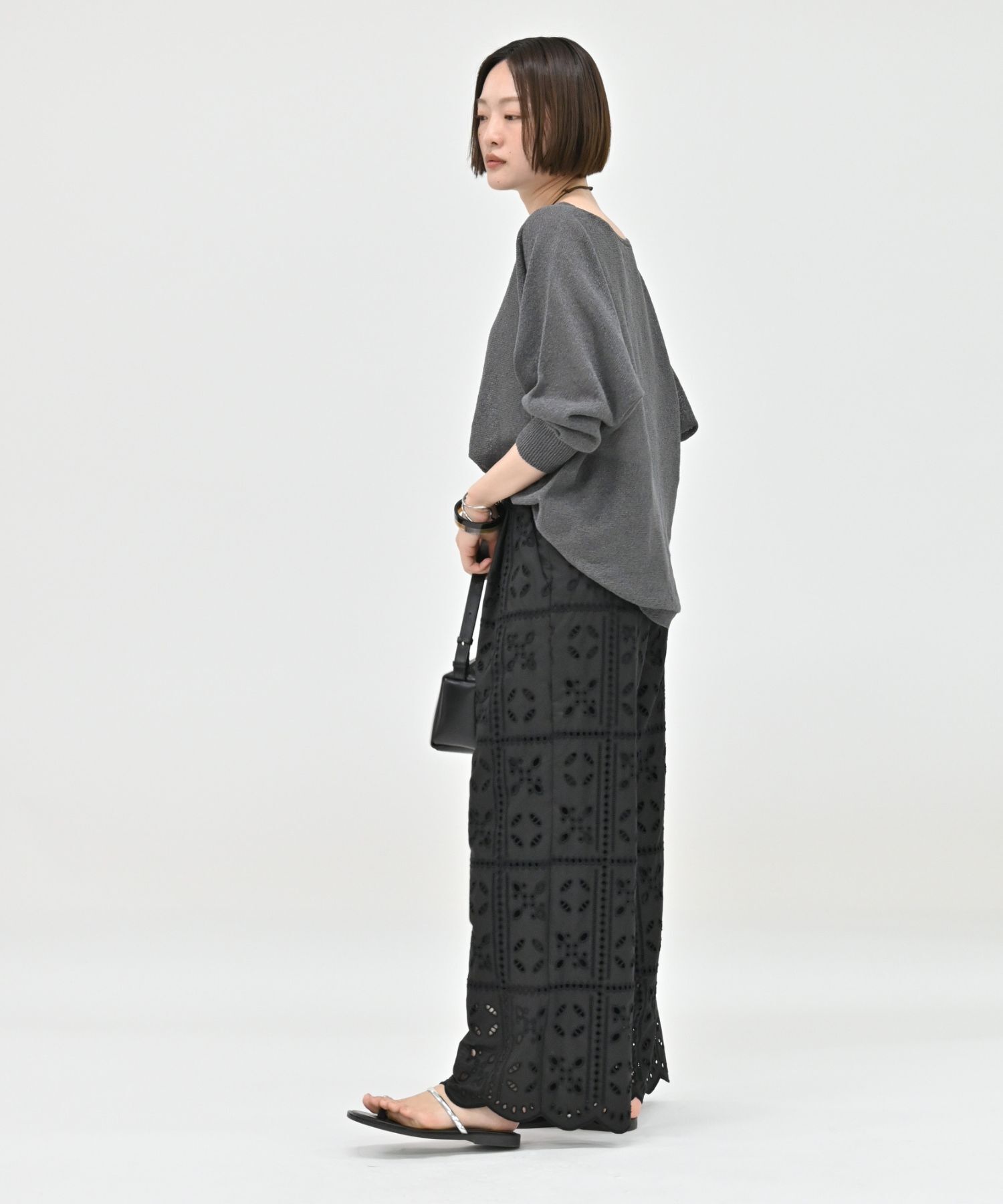 qualite「【夏まで快適に着られる】camifine ニットプルオーバー」|Tシャツ・カットソー|