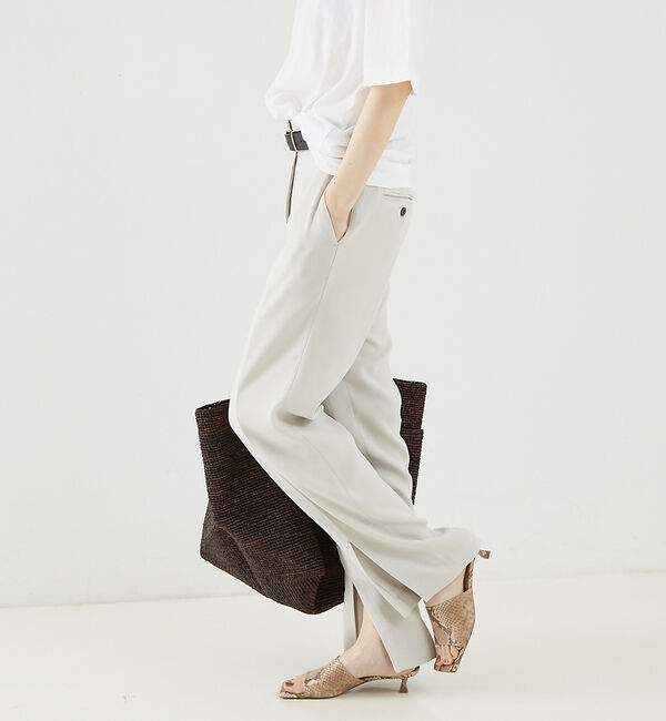 The Store by C' 「【COCUCA】フロント スリットパンツ」|スラックス|