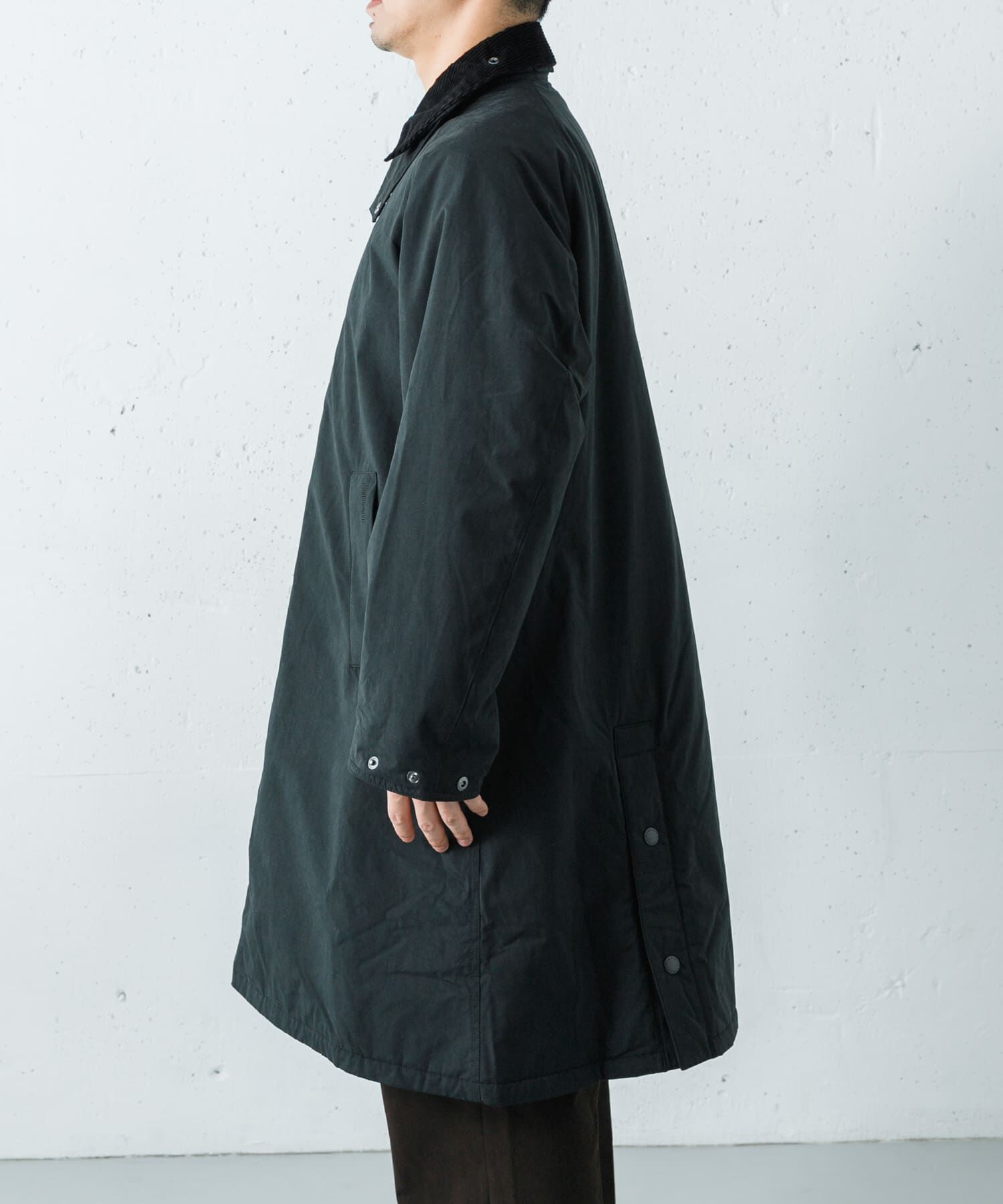 URBAN RESEARCH「Barbour　PADDED EXMOOR COAT」|ノーカラーコート|