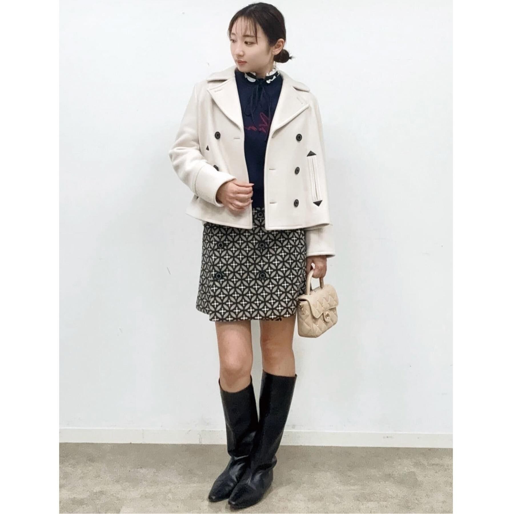 DRESSTERIOR「Super140'sショートPジャケット」|ピーコート|