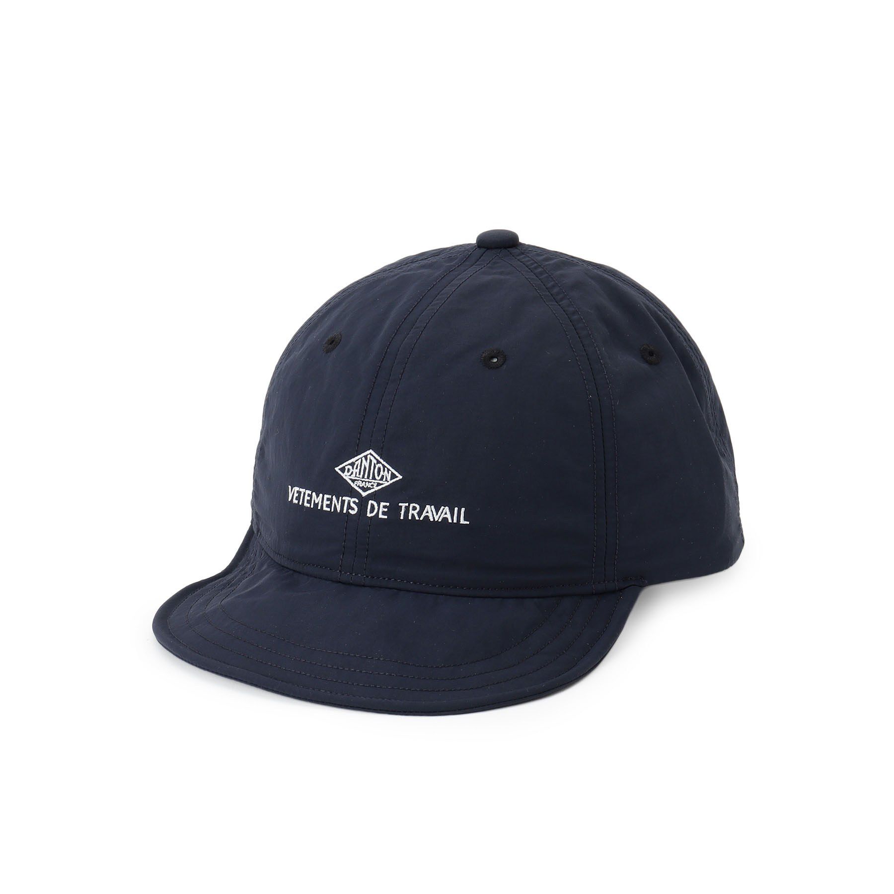 DRESSTERIOR「DANTON（ダントン）FLAT VISOR 6PANEL CAP｜キャップ」|キャップ・キャスケット|ネイビー(094)