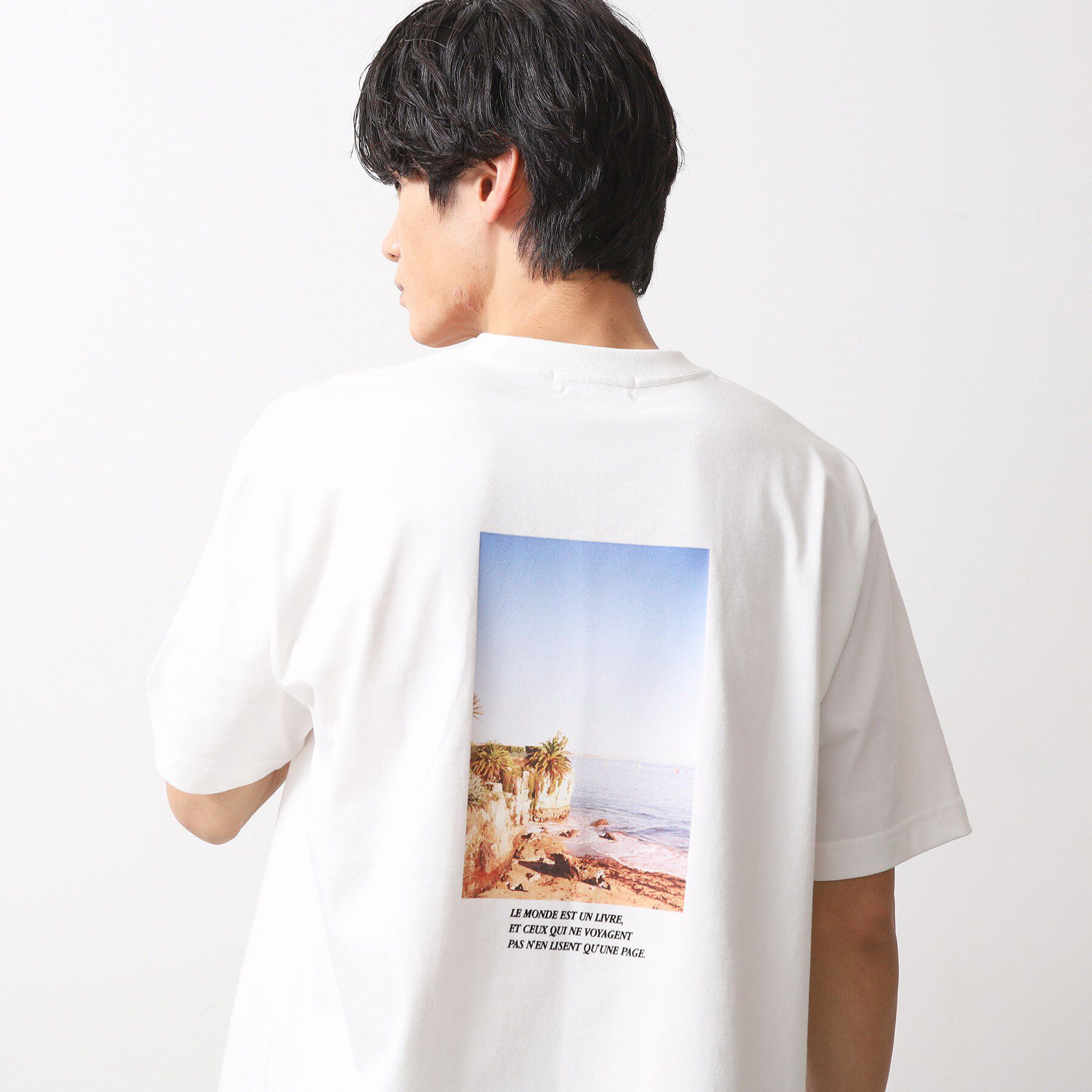 THE SHOP TK「【旅するTシャツ】フォトプリント 洗濯機OK/サスティナブル」|Tシャツ・カットソー|