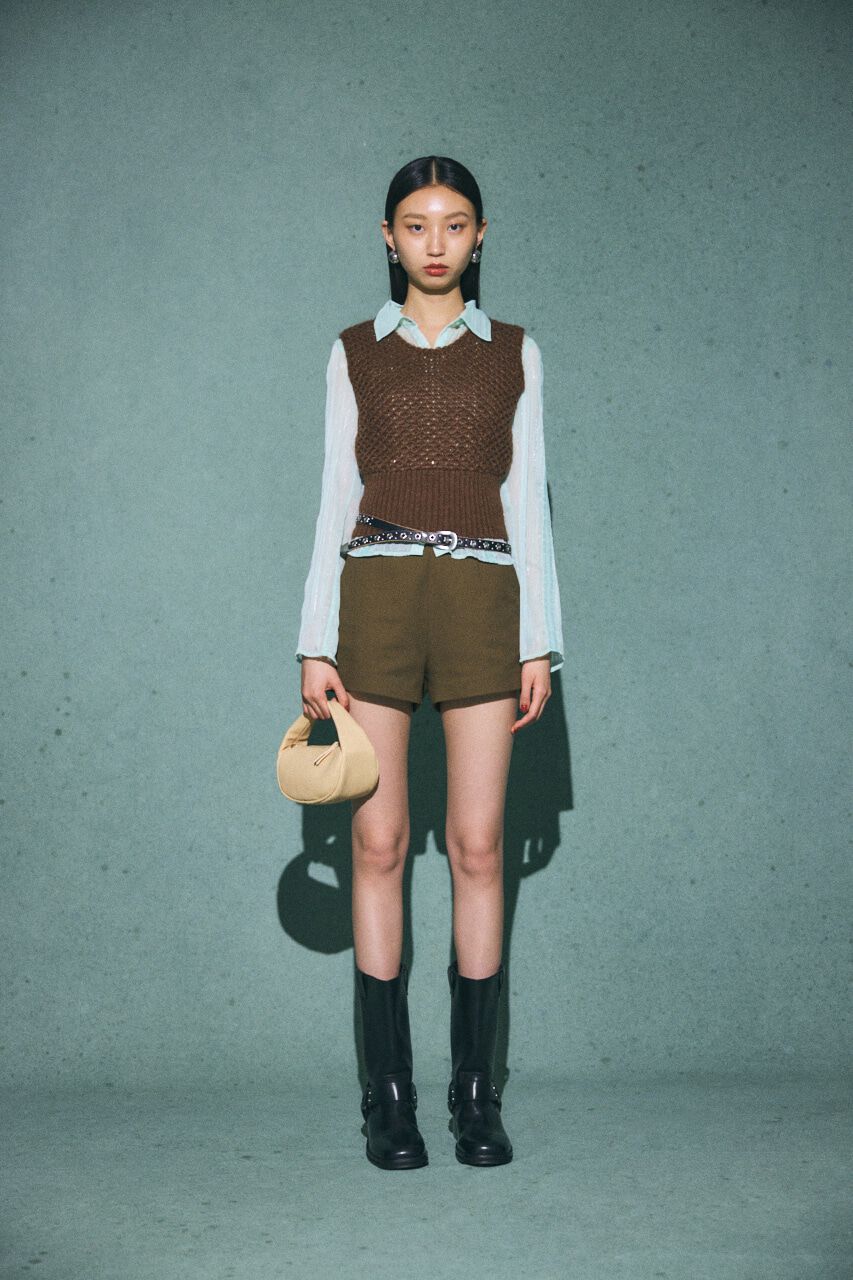 MOUSSY「LACY TAPE シアーシャツ」|シャツ・ブラウス|