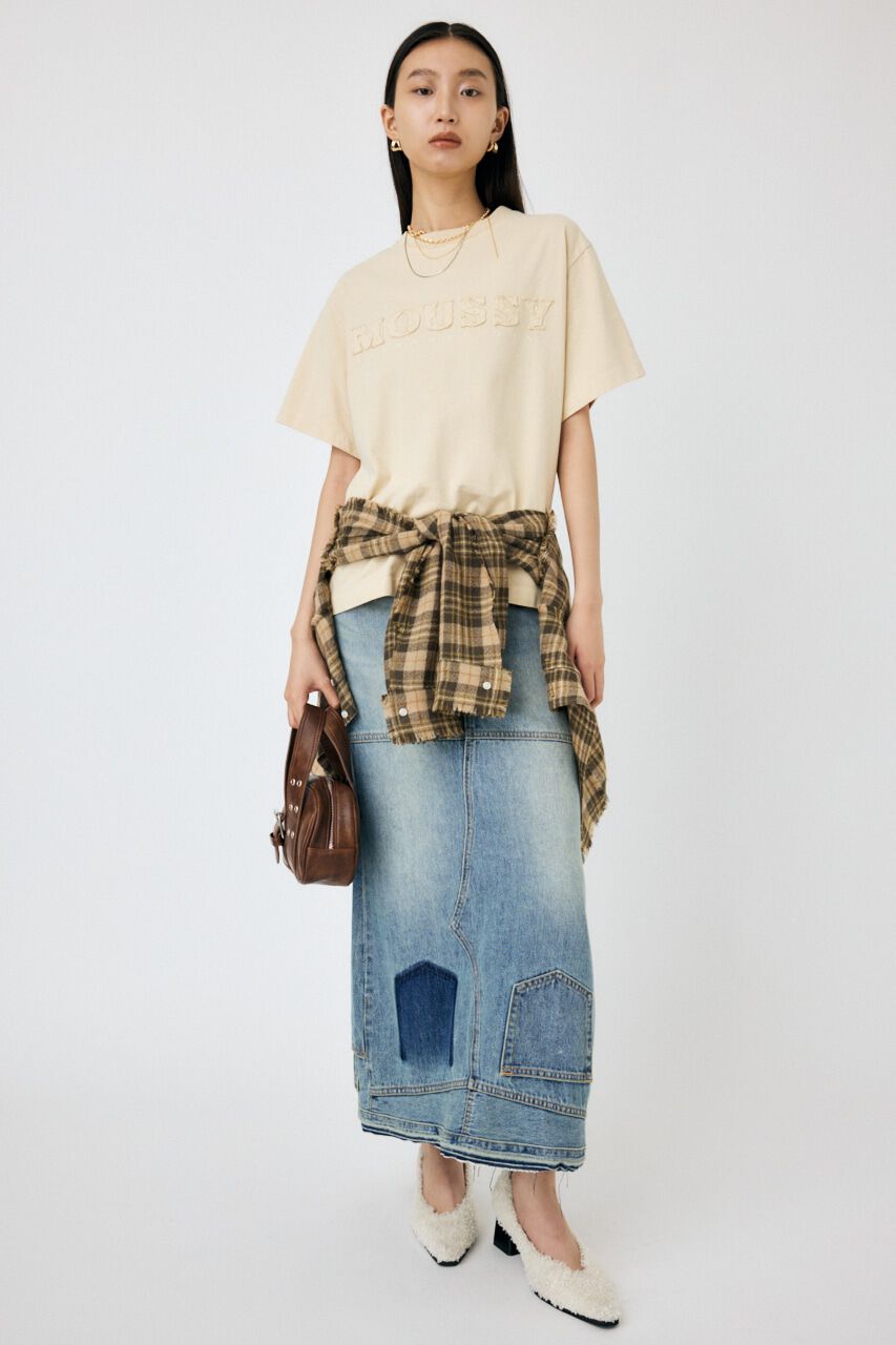 MOUSSY「WASHED PATCH MOUSSY Ｔシャツ」|Tシャツ・カットソー|
