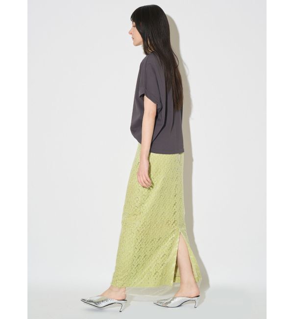 ELENDEEK「EMBROIDERY I-LINE SK」|スカート|