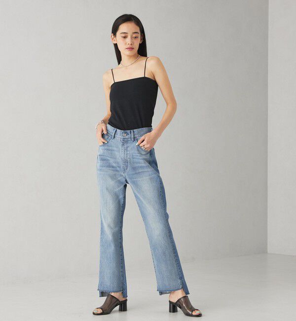 EMMEL REFINES「＜EMMEL REFINES＞EM カットオフ スキニー デニムパンツ」|デニム|