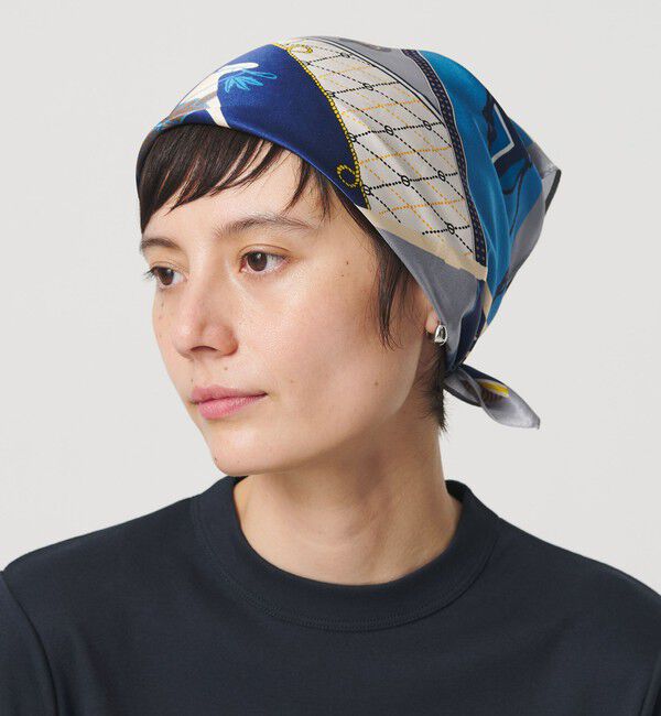 BEAUTY&YOUTH UNITED ARROWS「シルク ホース スカーフ」|バンダナ・スカーフ|COBALT