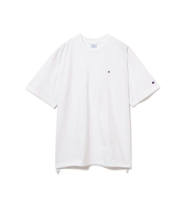 BEAMS「【別注】Champion / Fake In T-Shirt」|Tシャツ・カットソー|WHITE