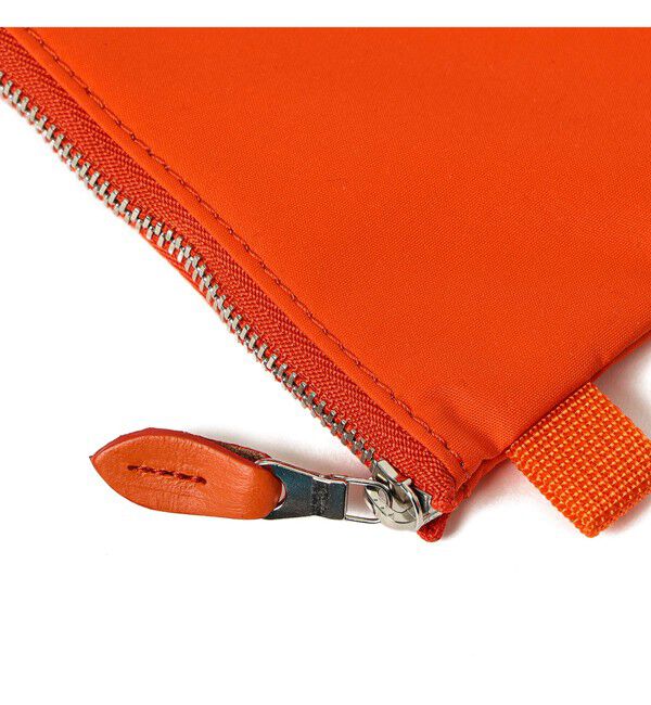 BEAMS「【別注】STANDARD SUPPLY / フラットポーチ "BEAMS ORANGE"」|ポーチ|