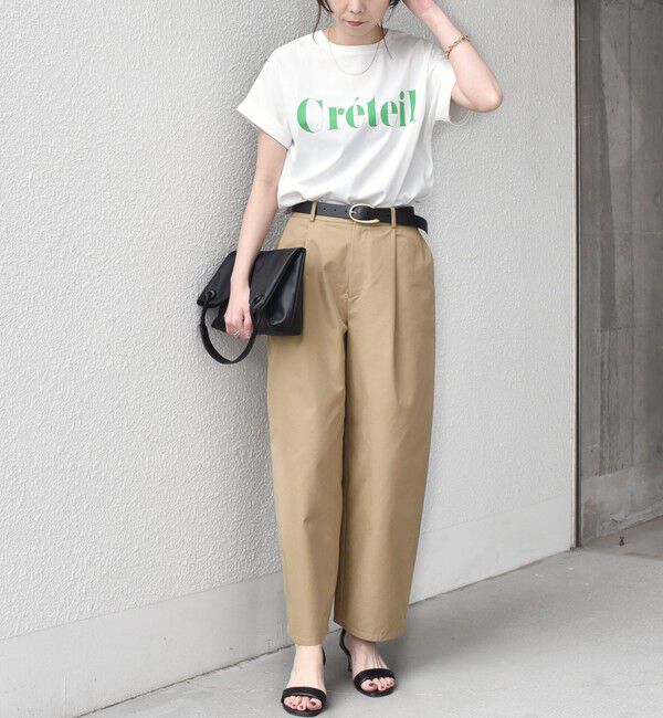 SHIPS Colors 「SHIPS Colors:〈接触冷感・UVカット〉ビッグロゴ ドルマン Tシャツ◇」|Tシャツ・カットソー|