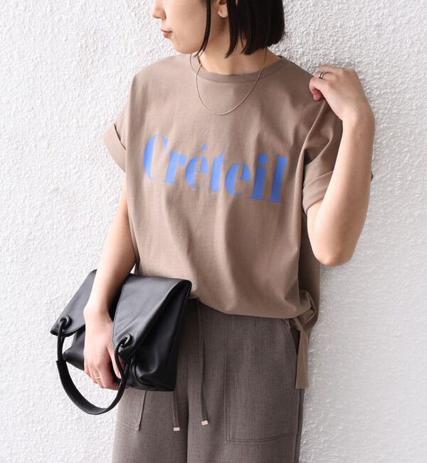 SHIPS Colors 「SHIPS Colors:〈接触冷感・UVカット〉ビッグロゴ ドルマン Tシャツ◇」|Tシャツ・カットソー|