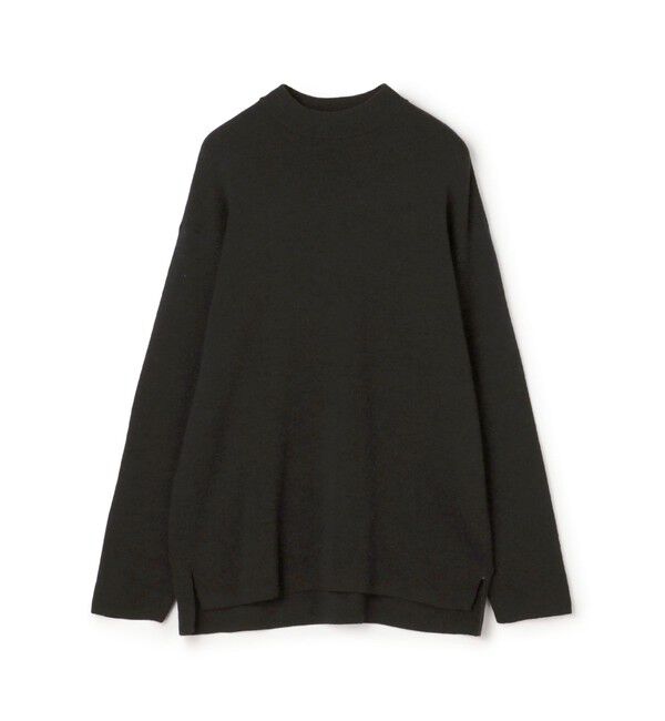 TOMORROWLAND MENS「TOMORROWLAND Tricot ウール モックネックプルオーバー」|ニット・セーター|17 チャコールグレー