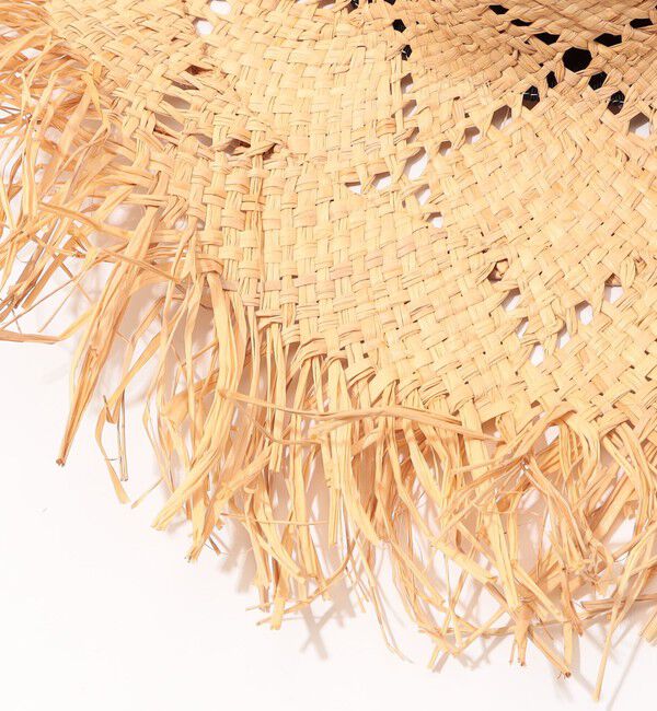 TOMORROWLAND GOODS「KIJIMA TAKAYUKI RAFFIA ARGYLE WIDE BRIM HAT ラフィアハット」|ストローハット|