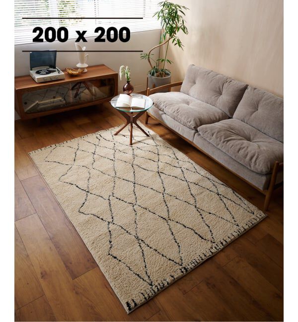 journal standard Furniture「MEDINA RUG 200X200　メディナラグ」|その他|ベージュ