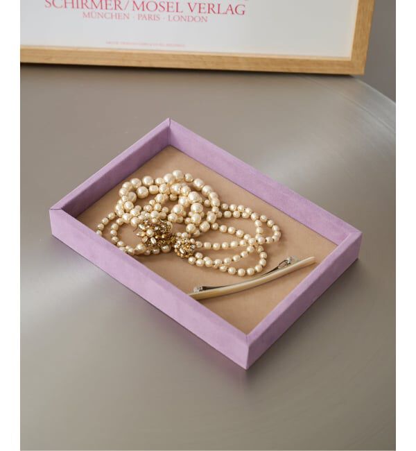 journal standard Furniture「《WEB限定予約》JSF JEWELRY TRAY A5　ジュエリー トレー」|その他|パープル