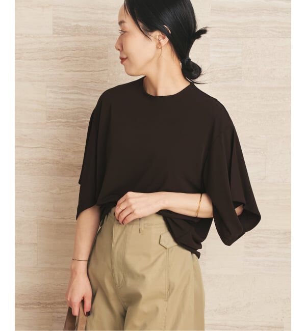 Plage「NEPLA. / ネプラ SLIT SLEEVE TEEシャツ」|Tシャツ・カットソー|ブラウン