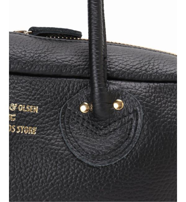 IENA「《WEB/一部店舗限定》YOUNG&OLSEN EMBOSSED LEATHER STUDENT S バッグ YO2601-GD005」|ボストンバッグ|