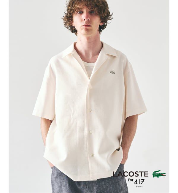 417 EDIFICE「【LACOSTE / ラコステ】417別注 クレープシャツ」|シャツ・ブラウス|