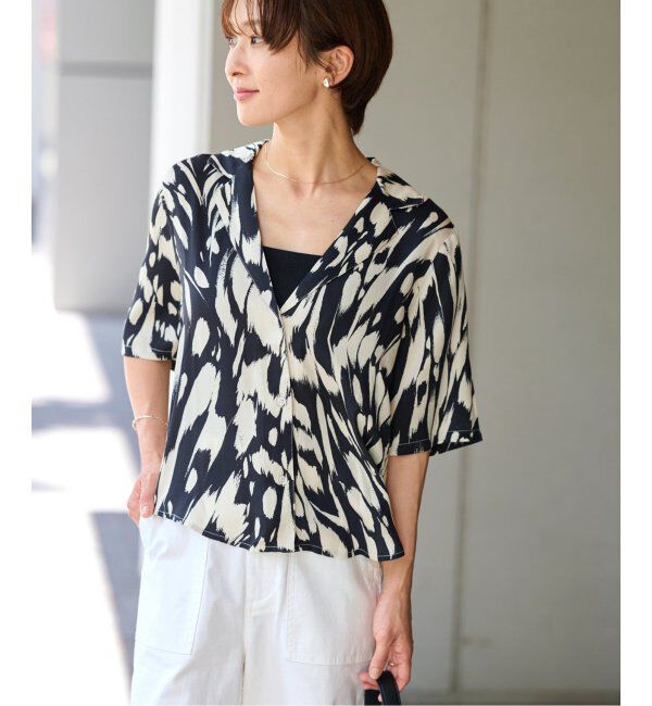 JOURNAL STANDARD relume「【BILA77/ヴィーラセブンティセブン】REVELLO TOP：シャツ」|シャツ・ブラウス|ブラック