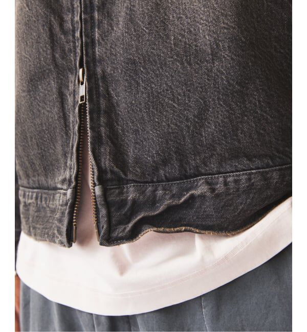 JOURNAL STANDARD relume「スモーキーデニム 11oz ジップブルゾン」|デニムジャケット|