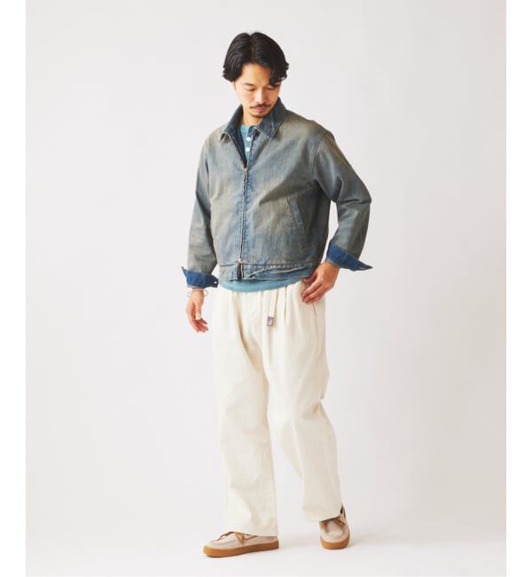 JOURNAL STANDARD relume「スモーキーデニム 11oz ジップブルゾン」|デニムジャケット|