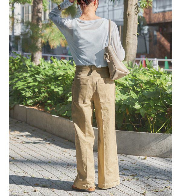 Spick and Span「《追加2》シアーボートネックプルオーバー」|Tシャツ・カットソー|
