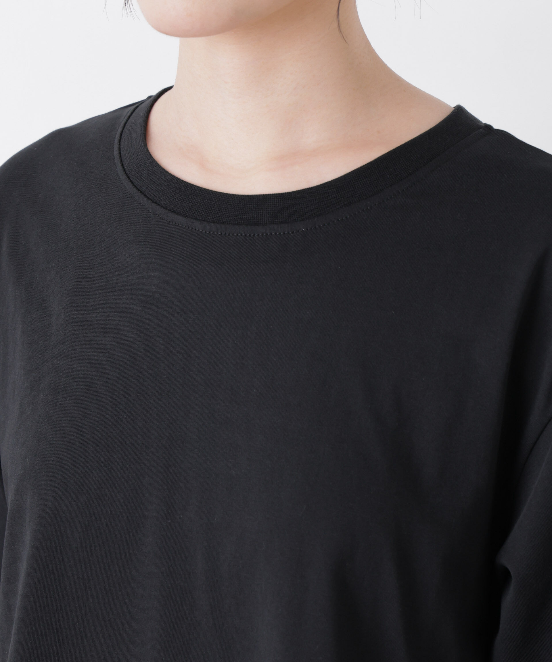 nano･universe「近赤外線&UVカット・吸水速乾機能 バックギャザートップス」|Tシャツ・カットソー|