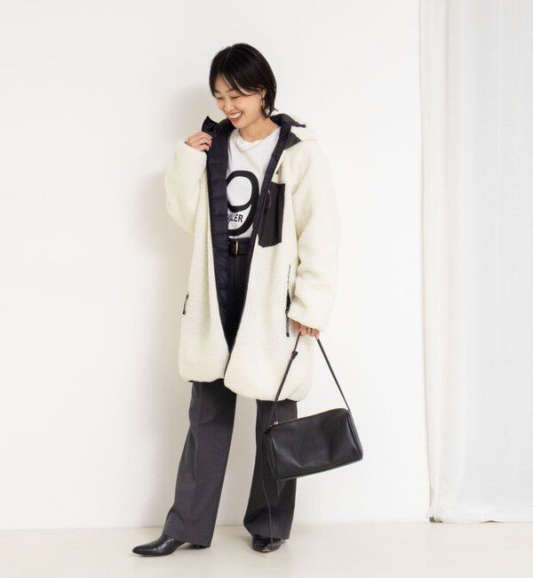NOLLEY'S「◇【WEB限定】【TAION/タイオン】別注ボア&times;ダウンフードコート(リバーシブル) 」|ダウン|
